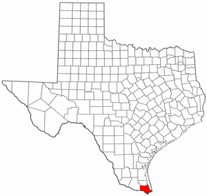 Cameron County map
